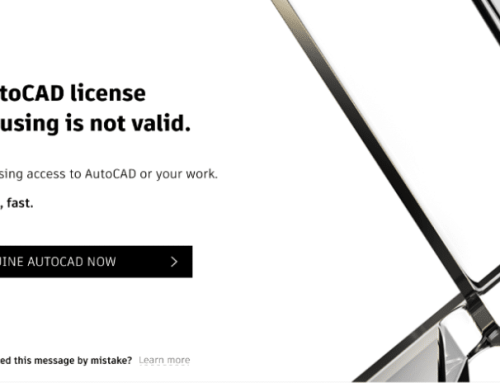 Какво означава това: „Your AutoCAD license is not valid“?